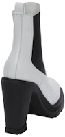 (Women) Alexander McQueen Tread Slick Heeled Chelsea Boot 'Ivory Black' 678530WHZ849360 Purchase (Women) Alexander McQueen Tread Slick Heeled Chelsea Boot 'Ivory Black' 678530WHZ849360