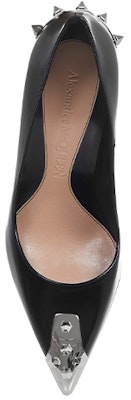(Women) Alexander McQueen Leather High-Heel 'Black Fashion' 633503WHV7B1081 Lookbook (Women) Alexander McQueen Leather High-Heel 'Black Fashion' 633503WHV7B1081