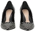 Shop (Women) Alexander McQueen Leather High-Top 'Black' 508278WHMU01000