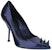 (Women) Alexander McQueen Leather High-Top 'Deep Blue' 719423W4UV14430