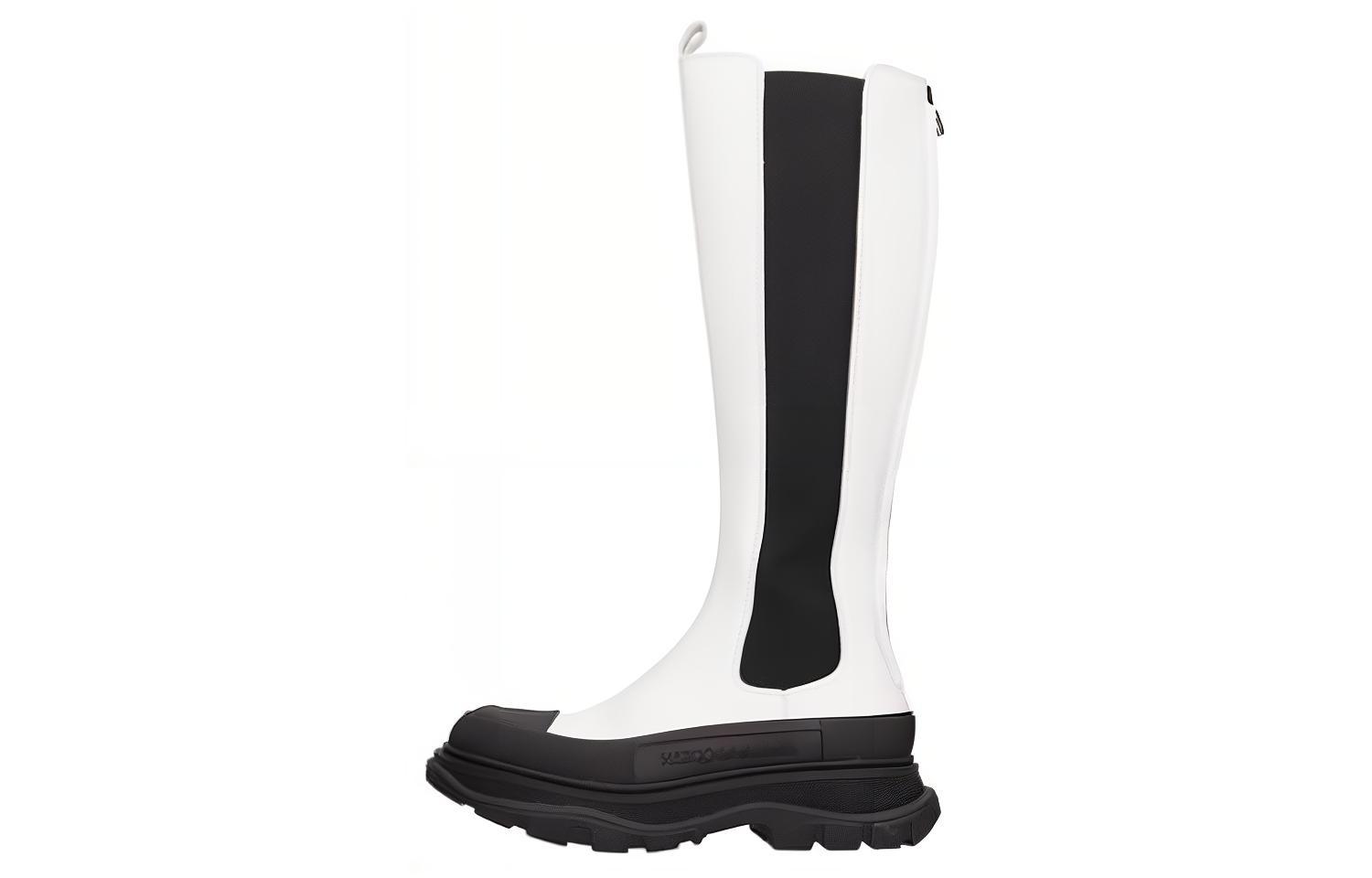 (Women) Alexander McQueen Leather High-Top 'White' 666410WHZ669360