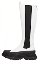 (Women) Alexander McQueen Leather High-Top 'White' 666410WHZ669360 (Women) Alexander McQueen Leather High-Top 'White' 666410WHZ669360