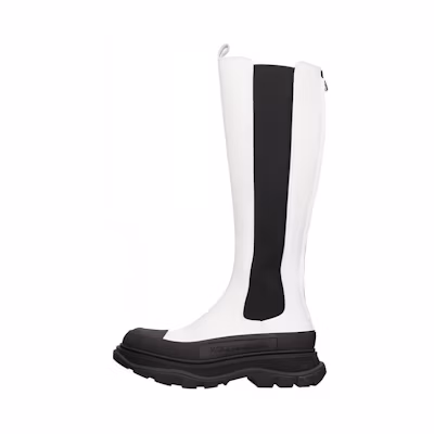 (W) Alexander McQueen Leather High-Top 'White'