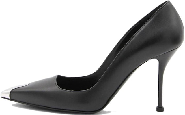 (Women) Alexander McQueen Leather High Heel Slip-On 'Black' 757495WIEA11081 Buy (Women) Alexander McQueen Leather High Heel Slip-On 'Black' 757495WIEA11081