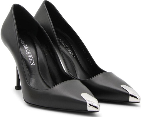 (W) Alexander McQueen Tacones de Cuero Sin Cordones 'Negro' 757495WIEA11081 Lookbook (W) Alexander McQueen Tacones de Cuero Sin Cordones 'Negro' 757495WIEA11081