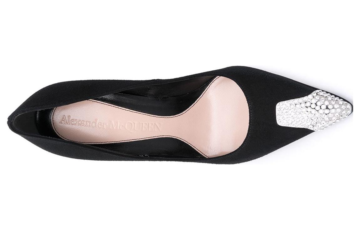 (W) Alexander McQueen Leather High Heels 'Black Stiletto' 圖 3