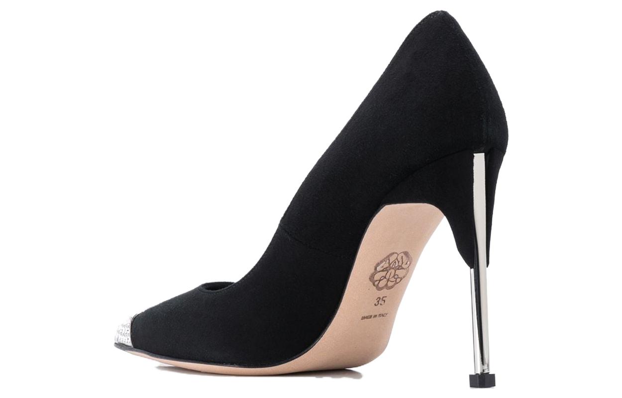 (W) Alexander McQueen Leather High Heels 'Black Stiletto' 圖 4