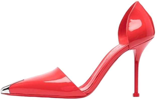 (W) Alexander McQueen Tumit Tinggi Kulit 'Slip-On Fesyen Merah' 718874WIA3H6454 Buy (W) Alexander McQueen Tumit Tinggi Kulit 'Slip-On Fesyen Merah' 718874WIA3H6454