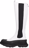 (Women) Alexander McQueen Leather High-Top 'White' 666410WHZ669360 (Women) Alexander McQueen Leather High-Top 'White' 666410WHZ669360