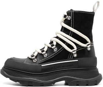 (W) Bota Martens Negra de Cuero Alexander McQueen con Cordones y Tacón 5cm. 766899WIED41694 Buy (W) Bota Martens Negra de Cuero Alexander McQueen con Cordones y Tacón 5cm. 766899WIED41694