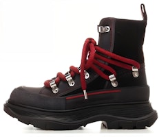 (Women) Alexander McQueen Leather Lace-Up Ankle Boot '5cm Black Martin' 766899WIED41695 (Women) Alexander McQueen Leather Lace-Up Ankle Boot '5cm Black Martin' 766899WIED41695
