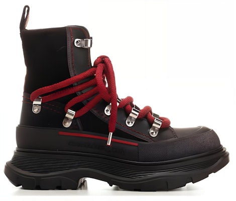 (Women) Alexander McQueen Leather Lace-Up Ankle Boot '5cm Black Martin' 766899WIED41695 Order (Women) Alexander McQueen Leather Lace-Up Ankle Boot '5cm Black Martin' 766899WIED41695