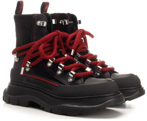 (W) Alexander McQueen Bottines Lacées Cuir Noir ''5cm Martin'' 766899WIED41695 Lookbook (W) Alexander McQueen Bottines Lacées Cuir Noir ''5cm Martin'' 766899WIED41695
