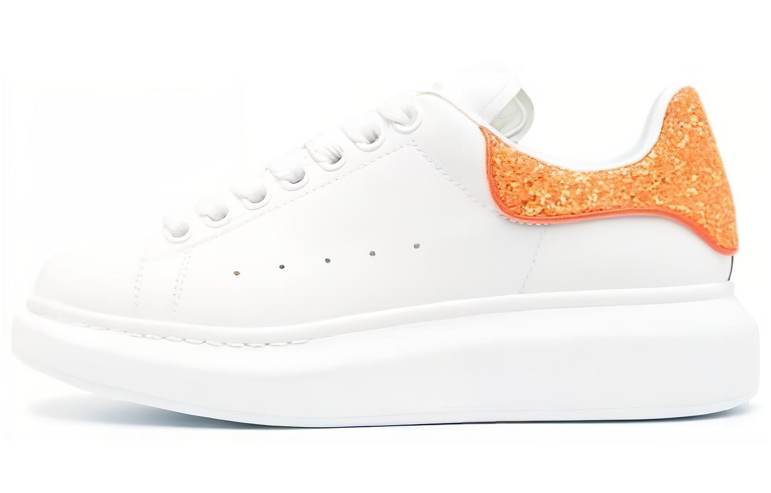 (Women) Alexander McQueen Leather Lace-Up Low Top 'White' 718239WIDJD8825