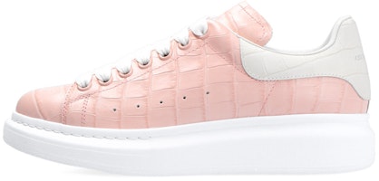 (Women) Alexander McQueen Leather Lace-Up Low Top 'Pink White' 676699WIAW15804 (Women) Alexander McQueen Leather Lace-Up Low Top 'Pink White' 676699WIAW15804