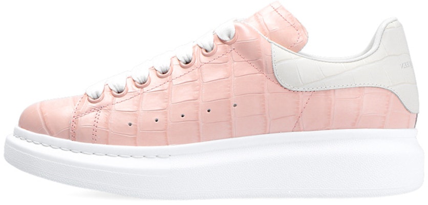 (Women) Alexander McQueen Leather Lace-Up Low Top 'Pink White' 676699WIAW15804 Buy (Women) Alexander McQueen Leather Lace-Up Low Top 'Pink White' 676699WIAW15804