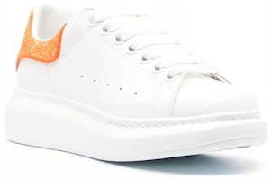 亞歷山大·麥昆 皮革 繫帶圓頭低幫 時尚球鞋 女款 白色 Order 亞歷山大·麥昆 皮革 繫帶圓頭低幫 時尚球鞋 女款 白色