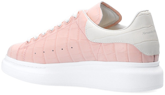 (Women) Alexander McQueen Leather Lace-Up Low Top 'Pink White' 676699WIAW15804 Shop (Women) Alexander McQueen Leather Lace-Up Low Top 'Pink White' 676699WIAW15804