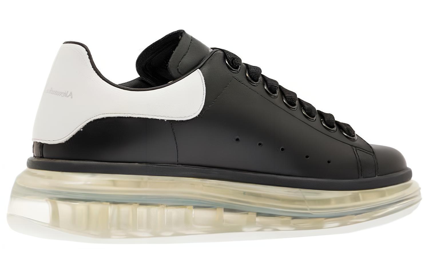 Order 亞歷山大·麥昆 皮革 圓頭時尚 低幫 生活休閒鞋 女款 黑色