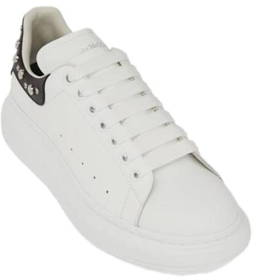 (Women) Alexander McQueen Leather Low-Top 'White' 586393WHWKH9089 Lookbook (Women) Alexander McQueen Leather Low-Top 'White' 586393WHWKH9089