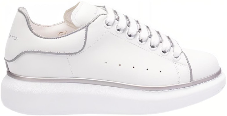 Alexander McQueen 亞歷山大麥昆 皮革 時尚系帶 低幫 板鞋 女款 白色 Order Alexander McQueen 亞歷山大麥昆 皮革 時尚系帶 低幫 板鞋 女款 白色