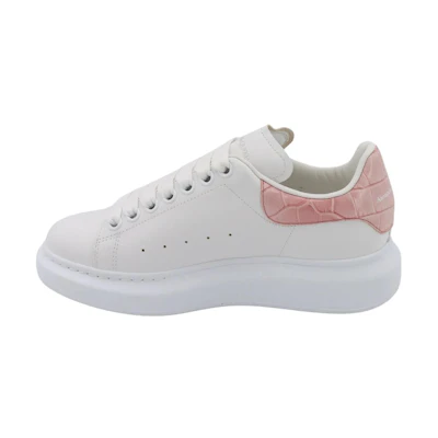 (W) Alexander McQueen Leather Low-Top Platform Sneaker 'White'