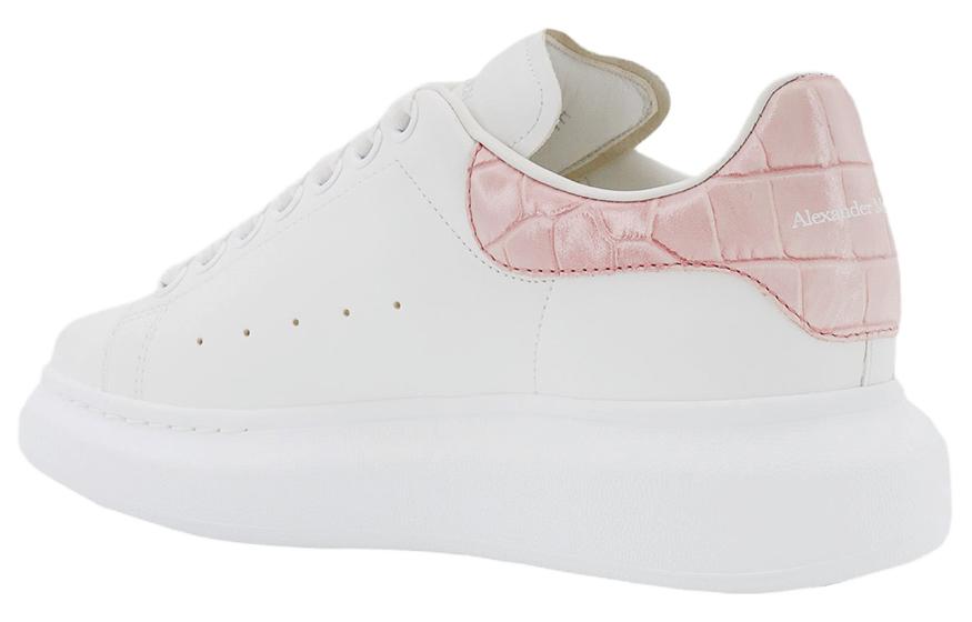 Lookbook (Women) Alexander McQueen Leather Low-Top Platform Sneaker 'White' 718233WIEE68472