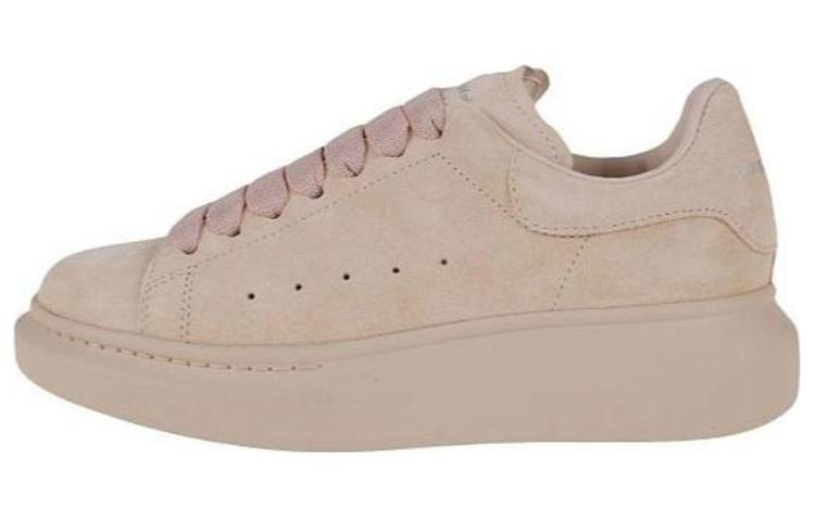 (Women) Alexander McQueen Leather Low-Top Sneaker 'Light Brown' 718114WIA53BEIGE