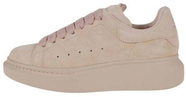 (Women) Alexander McQueen Leather Low-Top Sneaker 'Light Brown' 718114WIA53BEIGE (Women) Alexander McQueen Leather Low-Top Sneaker 'Light Brown' 718114WIA53BEIGE