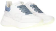 Order (Women) Alexander McQueen Leather Low-Top Sneaker 'White Blue' 586410WHVJU9833
