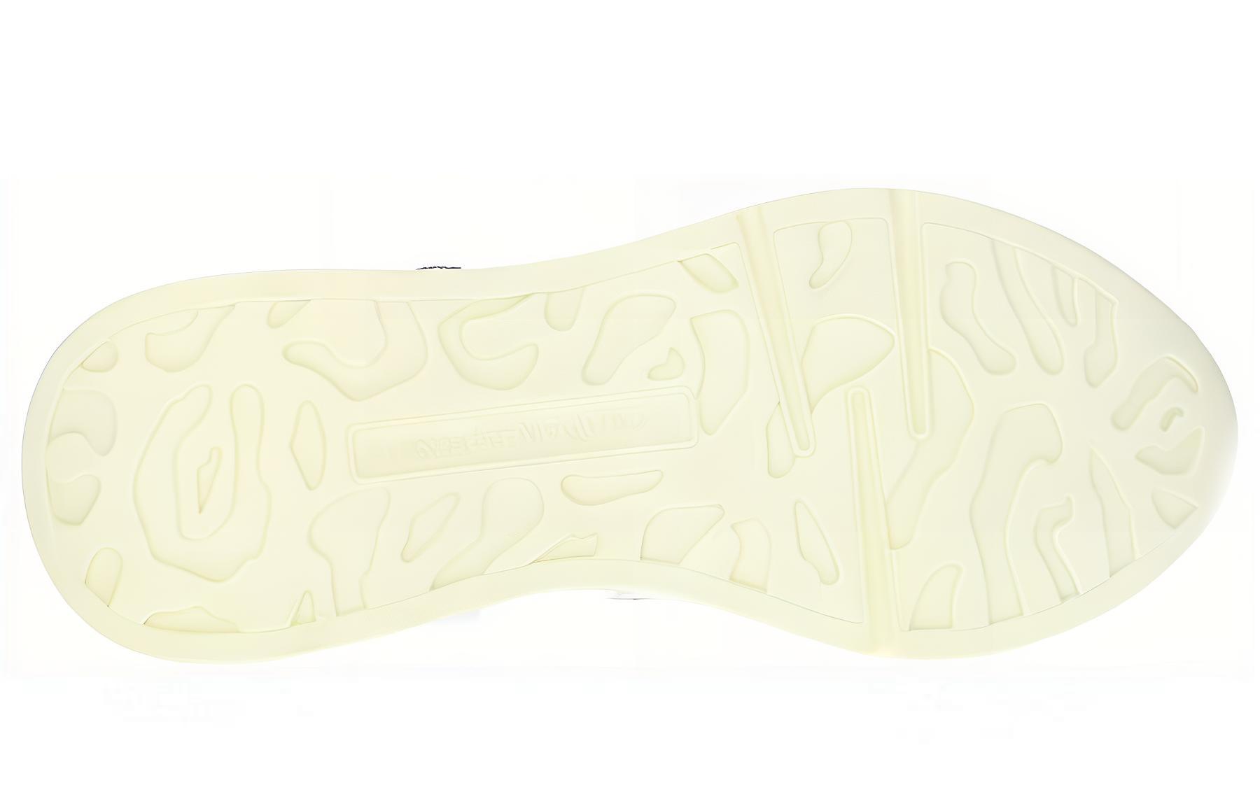 Purchase (Women) Alexander McQueen Leather Low-Top Sneaker 'White Blue' 586410WHVJU9833