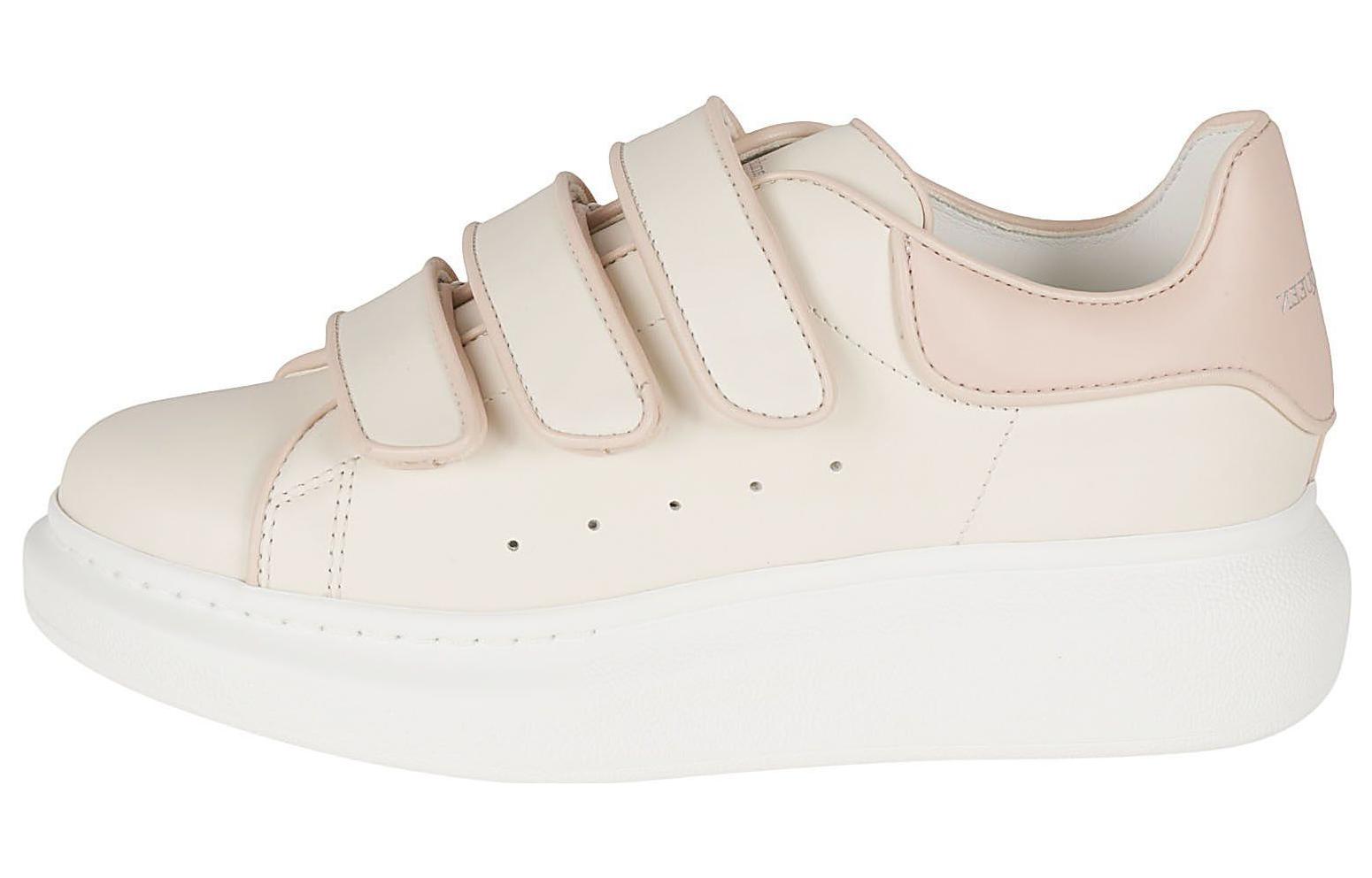Buy (W) Alexander McQueen Kulit Low-Top Velcro 'Beige' 721410WHJE58705
