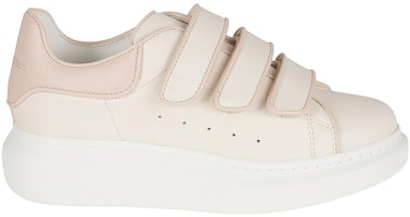 Alexander McQueen亞歷山大麥昆 皮革 低筒魔術貼 時尚板鞋 女款 米色 Order Alexander McQueen亞歷山大麥昆 皮革 低筒魔術貼 時尚板鞋 女款 米色