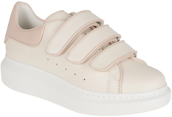 (Women) Alexander McQueen Leather Low-Top Velcro 'Beige' 721410WHJE58705 Lookbook (Women) Alexander McQueen Leather Low-Top Velcro 'Beige' 721410WHJE58705