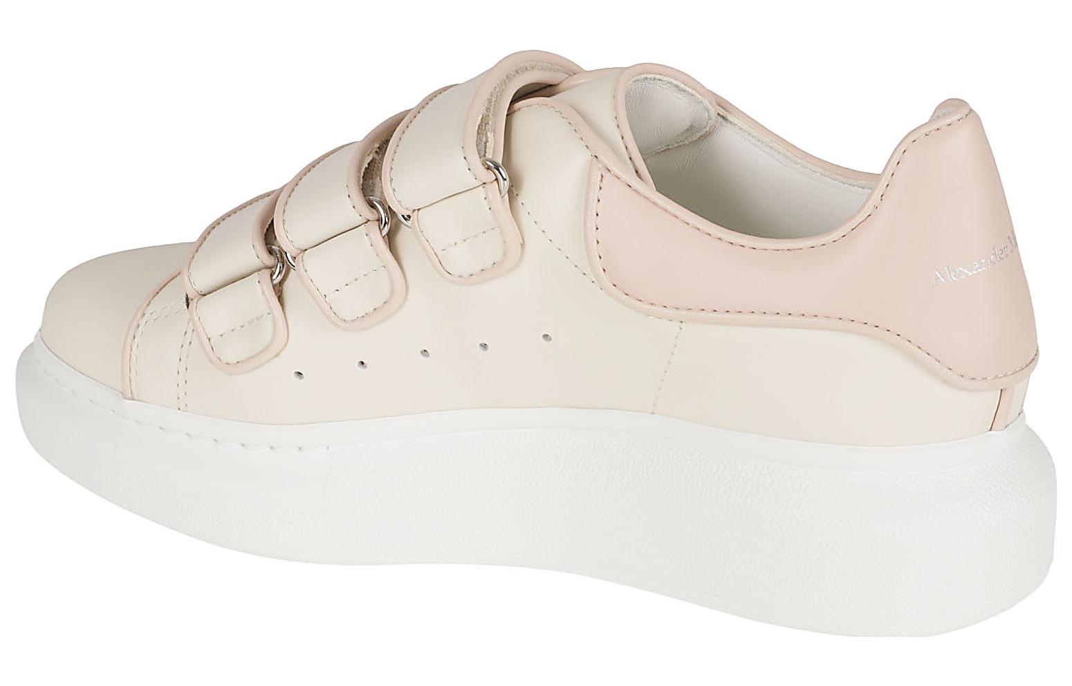 Shop (W) Alexander McQueen Kulit Low-Top Velcro 'Beige' 721410WHJE58705