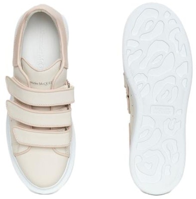 (Women) Alexander McQueen Leather Low-Top Velcro 'Beige' 721410WHJE58705 Purchase (Women) Alexander McQueen Leather Low-Top Velcro 'Beige' 721410WHJE58705