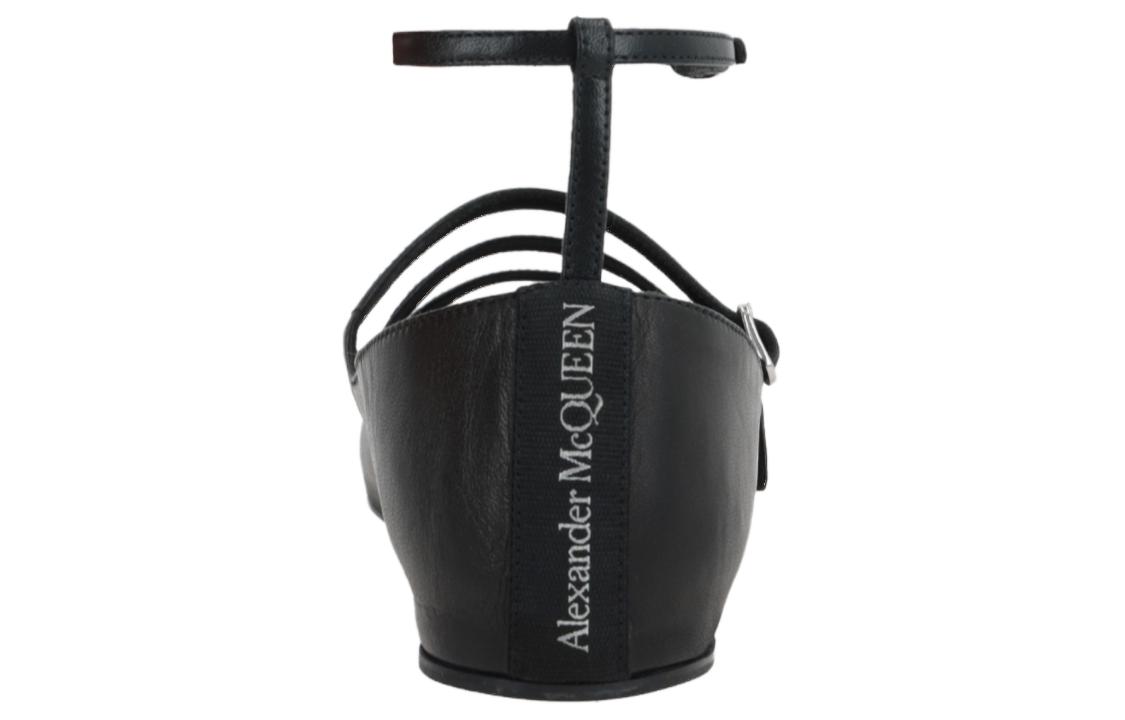 Purchase (W) アレキサンダー・マックイーン　黒革ローカット
(Arekisandā Makkuīn Kurokawa Rōkatto) 780745WIEN51000