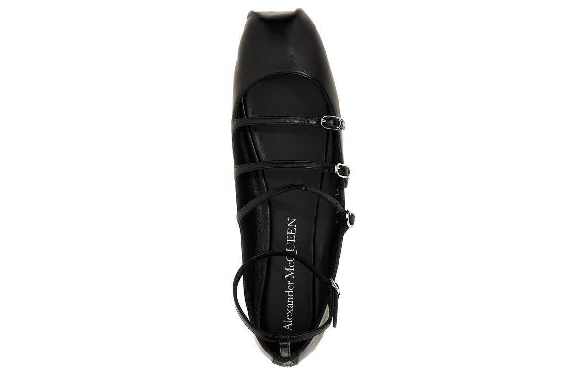 Details for (Women) Alexander McQueen Leather Low 'Black Fashion' 780745WIEN51000
