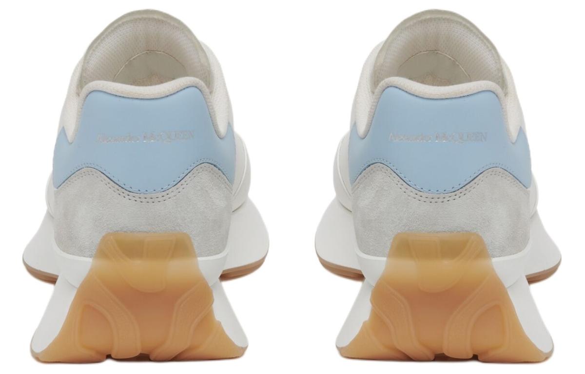 Shop (W) Alexander McQueen Kulit Rendah 'Putih Biru' 782630WIDNP8770