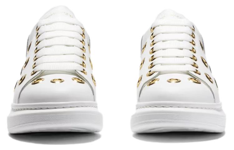 Lookbook Alexander McQueen亞歷山大麥昆 皮革 舒適百搭 低筒 生活休閒鞋 女款 白色