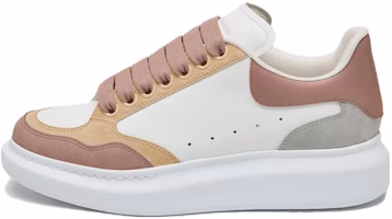 (Women) Alexander McQueen Leather Low 'White Red Brown' 758982WIED26755 (Women) Alexander McQueen Leather Low 'White Red Brown' 758982WIED26755