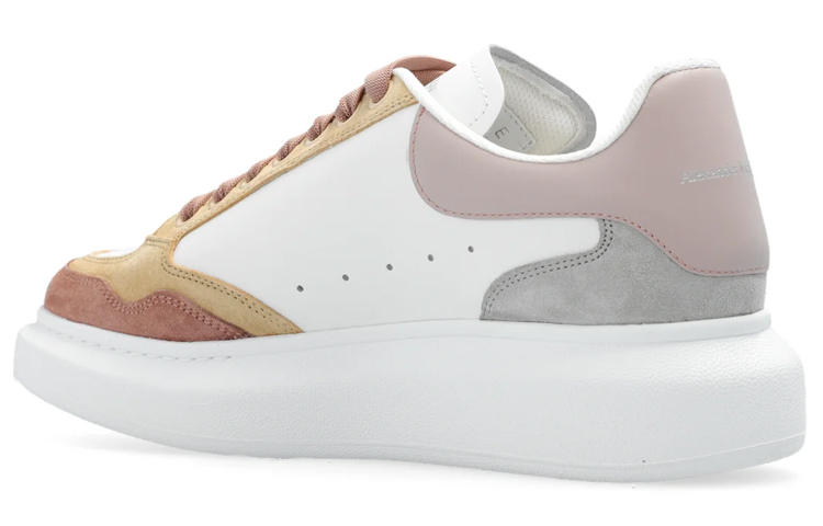 Shop (W) 亚历山大·麦昆皮革低帮鞋“白红棕” 758982WIED26755