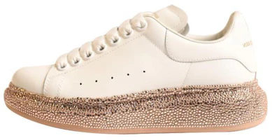 (Women) Alexander McQueen Leather Low Top 'Beige' 621057WHXMU9096 (Women) Alexander McQueen Leather Low Top 'Beige' 621057WHXMU9096