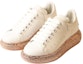 Lookbook (Women) Alexander McQueen Leather Low Top 'Beige' 621057WHXMU9096