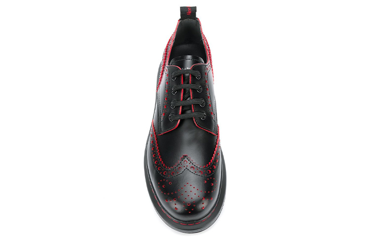 Shop (W) アレキサンダー・マックイーン レザーローカット 黒 611704WHX5C1066