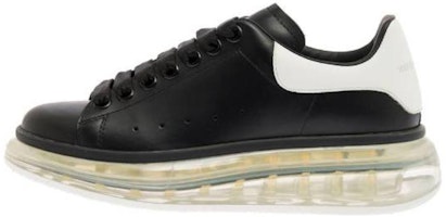 (Women) Alexander McQueen Leather Low-Top 'Black Fashion' 611698WHX981041 (Women) Alexander McQueen Leather Low-Top 'Black Fashion' 611698WHX981041
