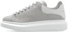 Buy (W) Alexander McQueen Zapatillas de Cuero Baja 'Moda Gris' 697103WICGH1624