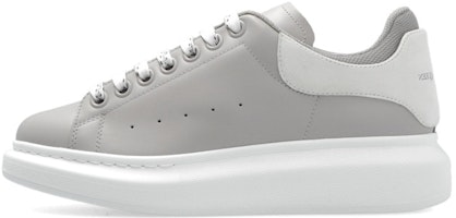 (Women) Alexander McQueen Leather Low Top 'Grey Fashion' 697103WICGH1624 (Women) Alexander McQueen Leather Low Top 'Grey Fashion' 697103WICGH1624