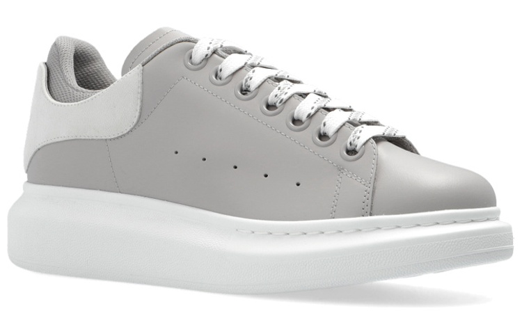 Order (W) Alexander McQueen Zapatillas de Cuero Baja 'Moda Gris' 697103WICGH1624