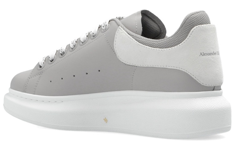 Lookbook (W) Alexander McQueen Zapatillas de Cuero Baja 'Moda Gris' 697103WICGH1624